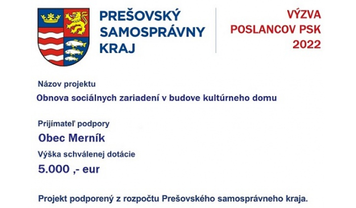 Fotka - Obnova sociálnych zariadení v budove kulturného domu