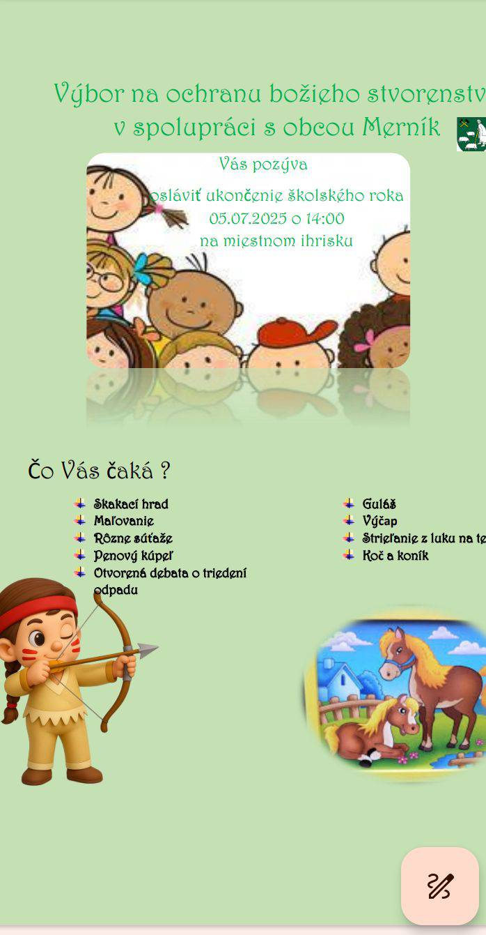 Fotka - Ukončenie školského roka