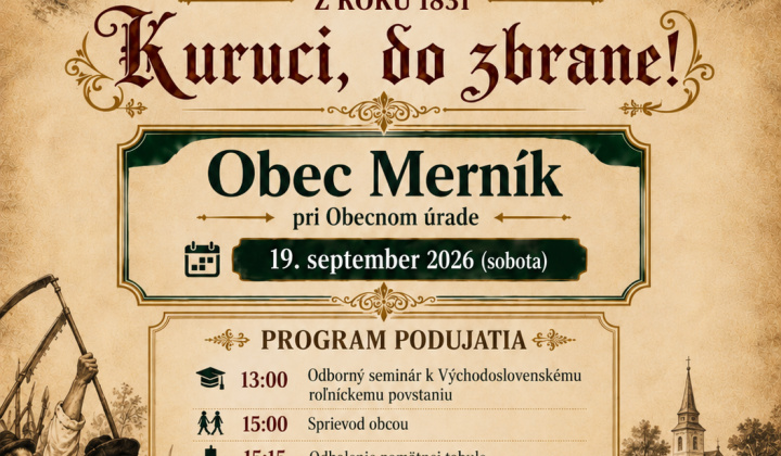 Fotka - Kultúrne podujatie k 195. výročiu Východoslovenského roľníckeho povstania z roku 1831 
